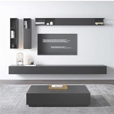 ব্ল্যাক ওয়াল মাউন্টেড টিভি ক্যাবিনেট